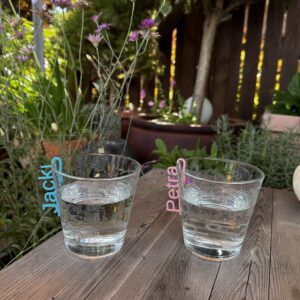 Personalisierte Glas-Marker – Nie wieder Gläser vertauschen!